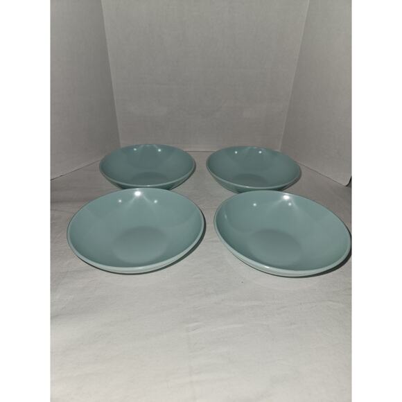 Sun-Valley Melmac Dessert Bowl Aqua Blue Set Of 4 - Picture 1 of 5